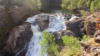 Водопад Большой Янискенгас или Маманя