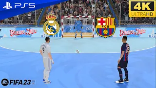 FIFA 23 VOLTA - REAL MADRID VS BARCELONA - PENALTY SHOOTOUT - PS5 [ 4K60FPS ]