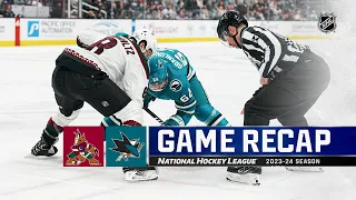 Coyotes @ Sharks 12/21 | NHL Highlights 2023