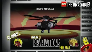 Lego The Incredibles: Revelations FREE PLAY (All 10 Minikits) - HTG