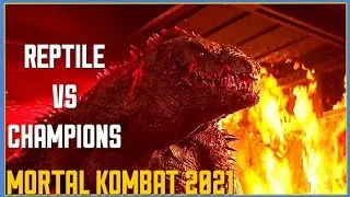 Mortal Kombat 2021 Movie | Reptile vs Kano, Sonya e Cole Young