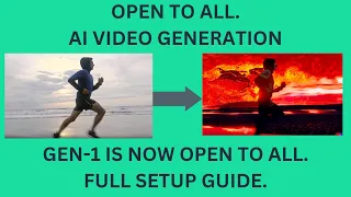 GEN-1 Runway is now Open 🤯🤖 Step by Step Guide