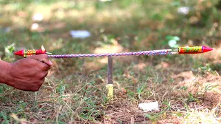 VISAL ROCKET VS BINA VISAL ROCKET EXPERIMENT | Rocket top Diwali experiment