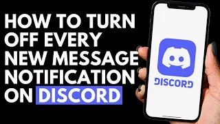 How To Turn Off Every New Message Notification on Discord | Discord Tutorial