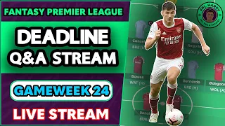 FPL GW24 Deadline Q&A Live Stream | Disaster Gameweek 24 | Fantasy Premier League 2021/22 Tips