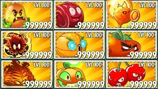 All Best ORANGE vs RED Plants - Who WIll Win? - PvZ 2 Plant vs Plant v10.8.1