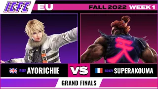 AyoRichie (Leo) vs. SuperAkouma (Akuma) Grand Finals - ICFC EU Tekken 7 Fall 2022 Week 1