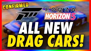 ALL New DRAG CARS Coming To Forza Horizon 5 - UPDATE 33 DLC FULL INFO (FH5 NEW CARS!)