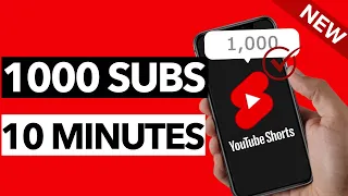 How To Get 1000 Subscribers on YouTube in 10 Minutes (2023 Update)