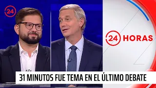 ¿Por qué 31 minutos fue tema en el último debate presidencial entre Boric y Kast? | 24 Horas TVN