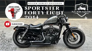 #รีวิวฮาร์เล่ย์ HD SPORTSTER FORTY-EIGHT®️ ปี2014 สเปค5HD  สีพิเศษ Hard Candy Chrome Flake✨