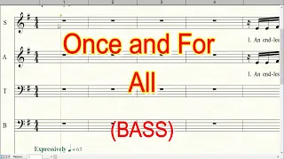 Once and For All | Bass