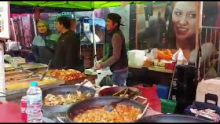 Portobello Road london ,The Street Food Market at Acklam Village
