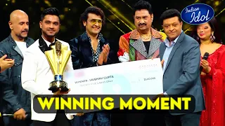 Winning Moments Indian Idol S14 Grand Finale | Indian Idol Season 2023 Winner | Vaibhav Gupta Winner