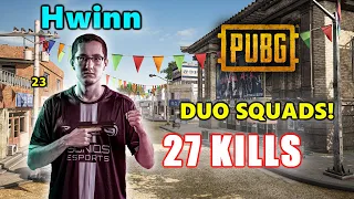 Soniqs Hwinn (23) & Ashleykan - 27 KILLS - DUO SQUADS! - PUBG