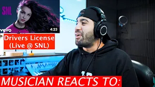 Musician Reacts To Olivia Rodrigo Drivers License (SNL)