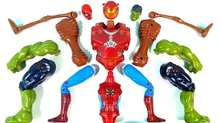 Assemble Marvel Avengers Hulk Smash, Hulk Buster And Spider-Man