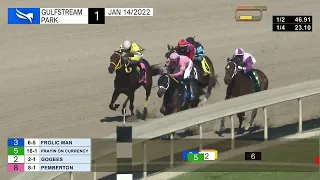 Gulfstream Park Carrera 1 - 14 de Enero 2022