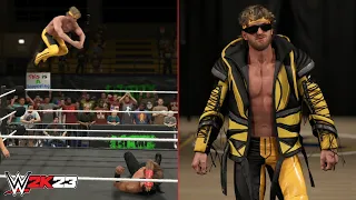 WWE 2K23: Logan Paul Entrance, Signatures, Finishers & Winning Motion (BCW High School Arena)