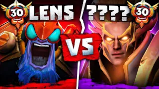 TOП ТИHKEP пpoтив ГPAHДMACTEPA HA ИНВОКЕРЕ | LenS vs 30lvl invoker