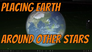 Earth in Habitable Zones of Other Famous Stars in Universe Sandbox 2