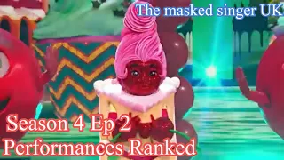 Season 4 Ep 2 performances ranked (The Masked Singer UK)