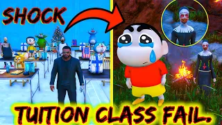 Franklin Opens A Tution Classes And Punishes Shinchan And Grannygrandpa 😂 in Gta 5 Telugu [Part-3]