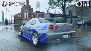 Nissan Skyline GT-R R34 | Need for Speed Unbound Gameplay (PS5 4K 60FPS)