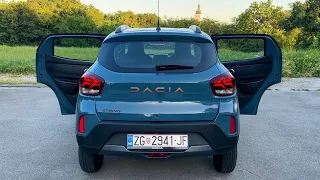 NEW DACIA SPRING Extreme 2023 - PRACTICALITY test & trunk space