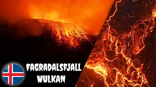 Iceland volcano - eruption in Fagradalsfjall 4K 🇮🇸 [EN SUB]
