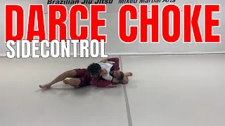 Darce choke enrtys from side control - Matrix Jiu Jitsu