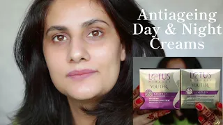 Lotus youth Rx Antiageing Day & Night creams review | Non sponsored and Real review | Is it worth it