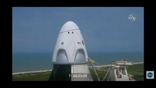 Взлет Crew Dragon 2 NASA SpaceX (30.05.2020)