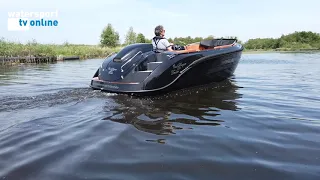 Boottest Oud Huijzer 570 tender door Watersport-TV