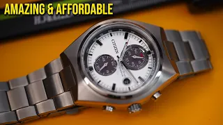 Citizen Brycen Chronograph in Super Titanium Eco-Drive - Better than Seiko Speedtimer and Cheaper