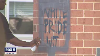 White supremacist graffiti found painted throughout Bethesda | FOX 5 DC