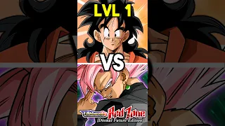 LVL 1 Yamcha VS Rose Goku Black Red Zone
