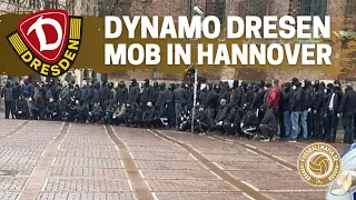 150 Dynamo Dresden Ultras marschieren durch Hannover (23.01.2022)