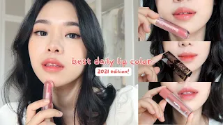 BEST LIP PRODUCTS 2021 | favorite daily lip color