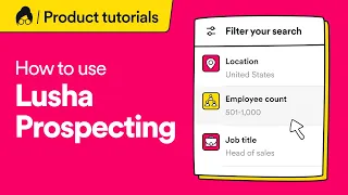 Prospect like a pro with Lusha | Easily build accurate lists to turn more prospects into customers