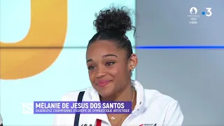 Melanie de Jesus dos Santos 2023 Interview - D-500 before Paris 2024 Olympics (ENG Subtitles)