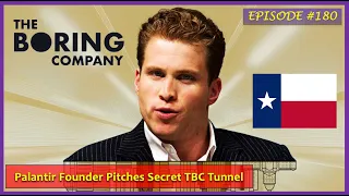 Palantir Founder Pitches Secret TBC Tunnel 😮 🚇 💰 👷🏽‍♂️ 🏗️ 🚗 🌃 #180