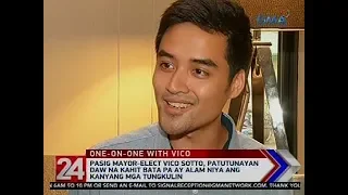 24 Oras: Vico Sotto, patutunayan daw na kahit bata pa ay alam niya ang kanyang mga tungkulin