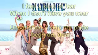 Mamma Mia The Movie Soundtrack: Lay All Your Love on Me (Instrumental/Karaoke) Lyrics