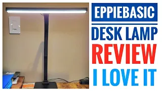 REVIEW LED Tall Desk Lamp Eppiebasic UNBOXING & HOW TO PUT TOGETHER
