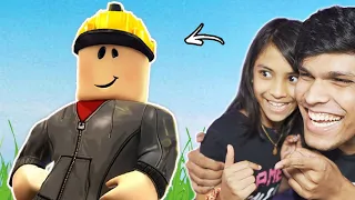 Playing ROBLOX with my Sister!