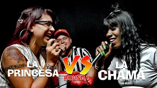 LA PRINCESA vs LA CHAMA | Batalla con DJ Scuff |