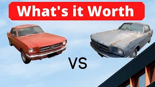 WHAT is a 1965 Mustang Worth? HOW to determine VALUE of classic MUSTANGS | #Thesmellofgas |