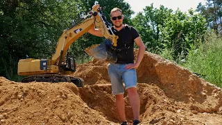 HUGE 180kg SELFMADE RC EXCAVATOR CAT 390D #3 / Riesiger 180kg selbstgebauter RC Bagger CAT 390D #3