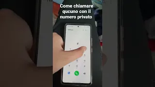 come chiamare con il numero privato iphone/android